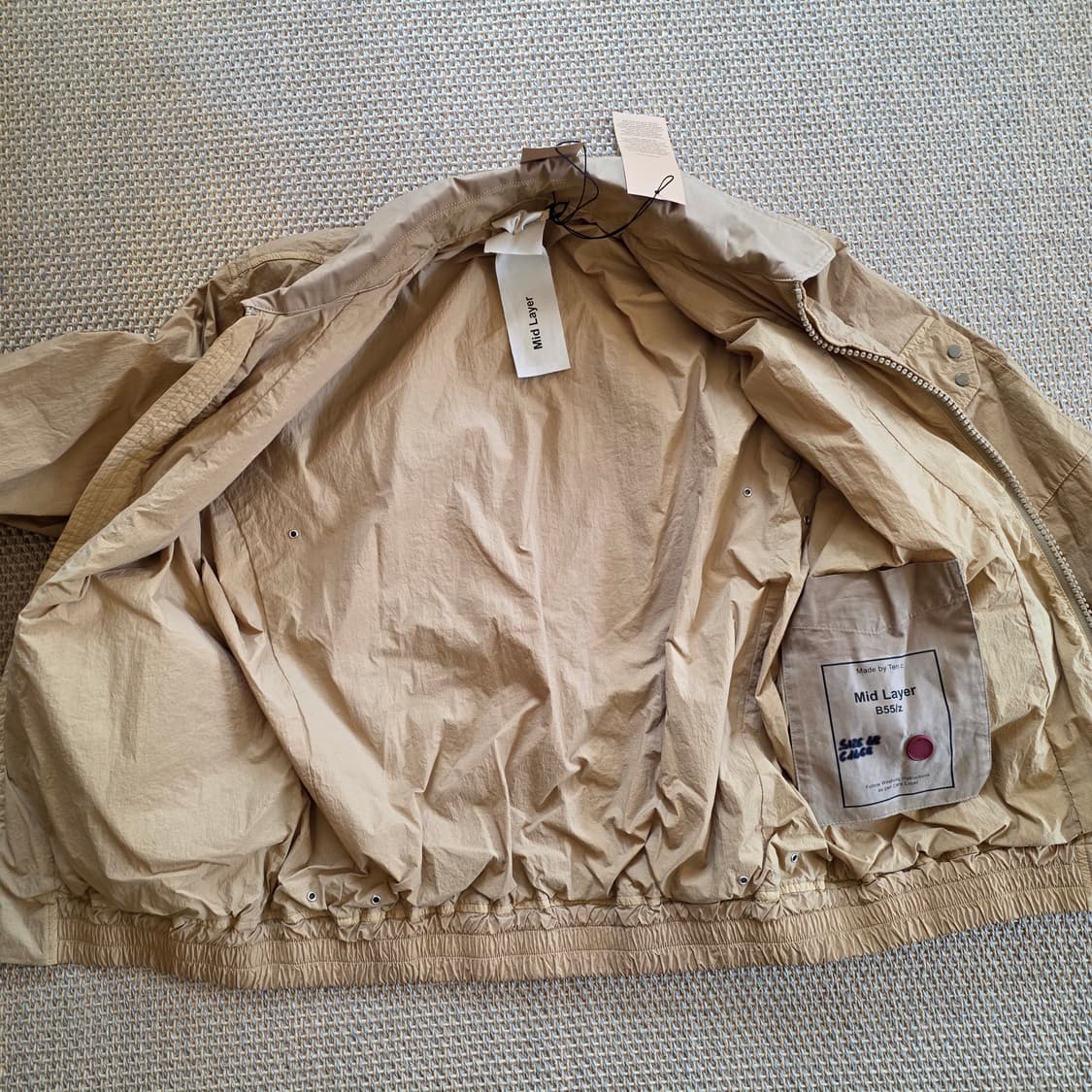 Ten C 최상급 유틸리터리언 사막 블루종 버머 항공 자켓 상품이미지4