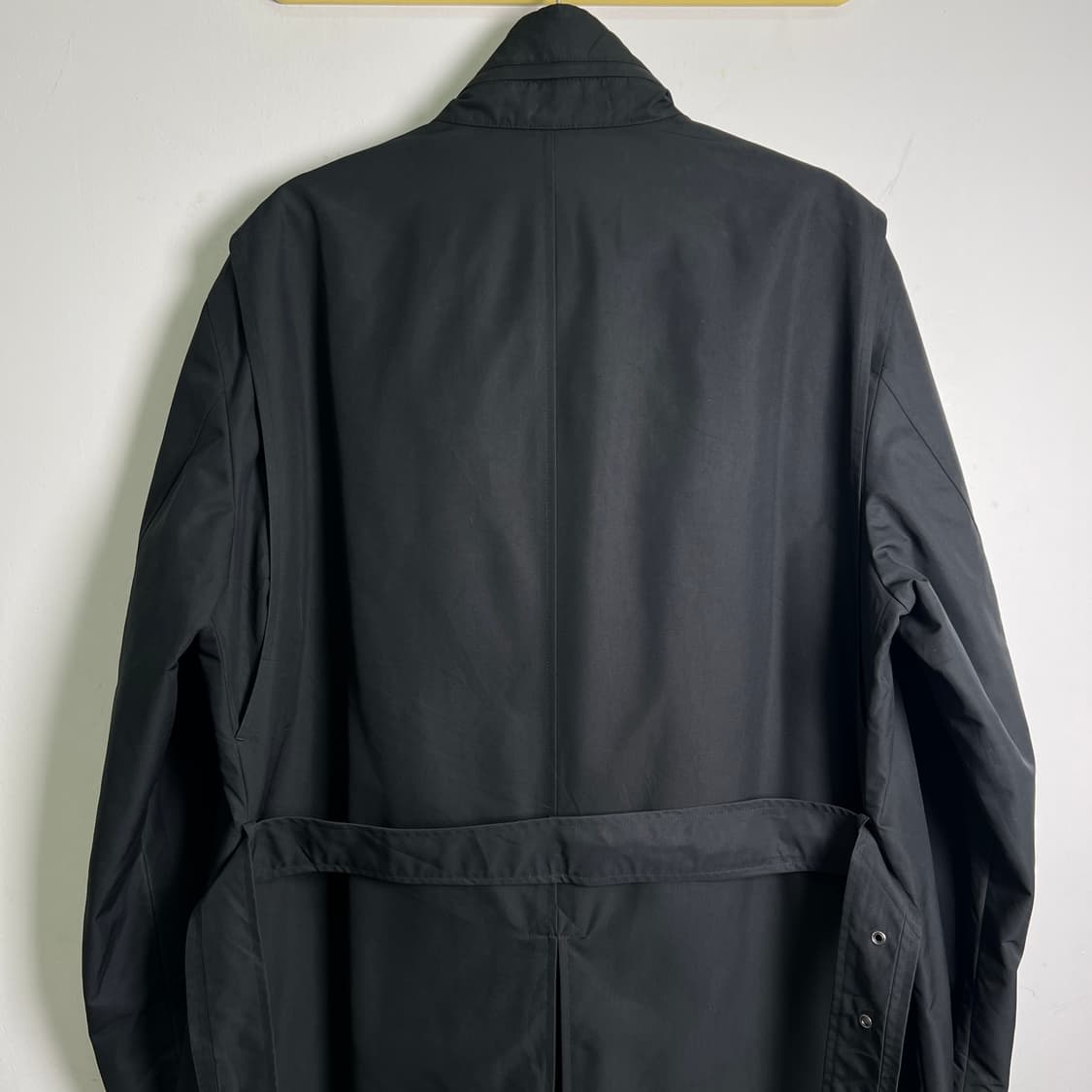 CK 캘빈클라인 블랙 롱 트렌치 코트 L 상품이미지6