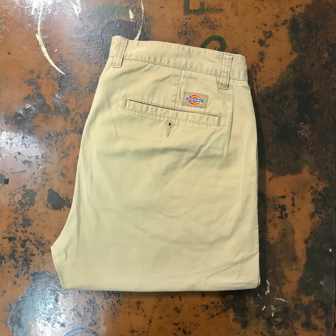 디키즈 베이지 스트레이트 핏 코튼 팬츠 허리 34 35 사이즈 상품이미지1