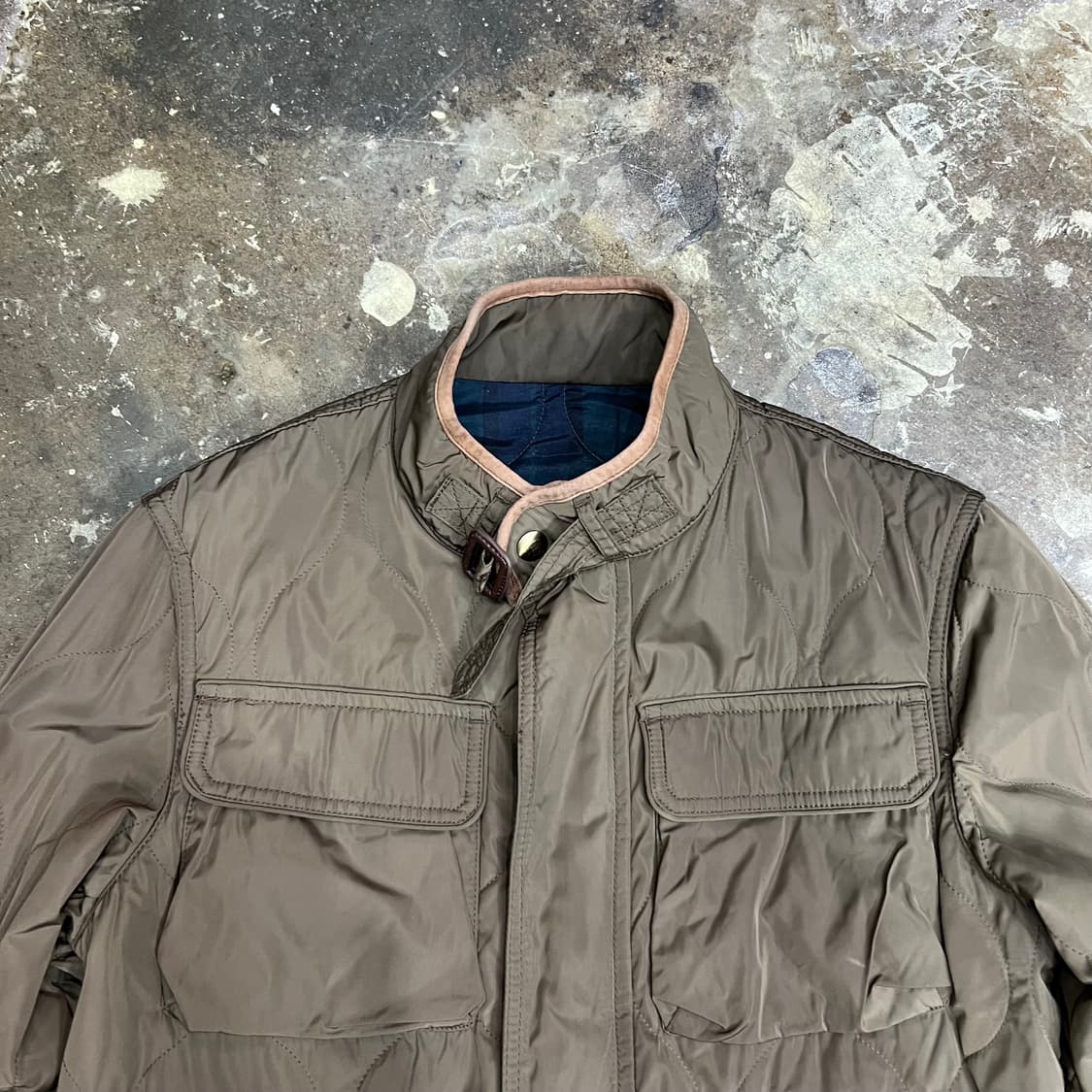 S) 마시모두띠 누빔자켓 블루종 상품이미지2