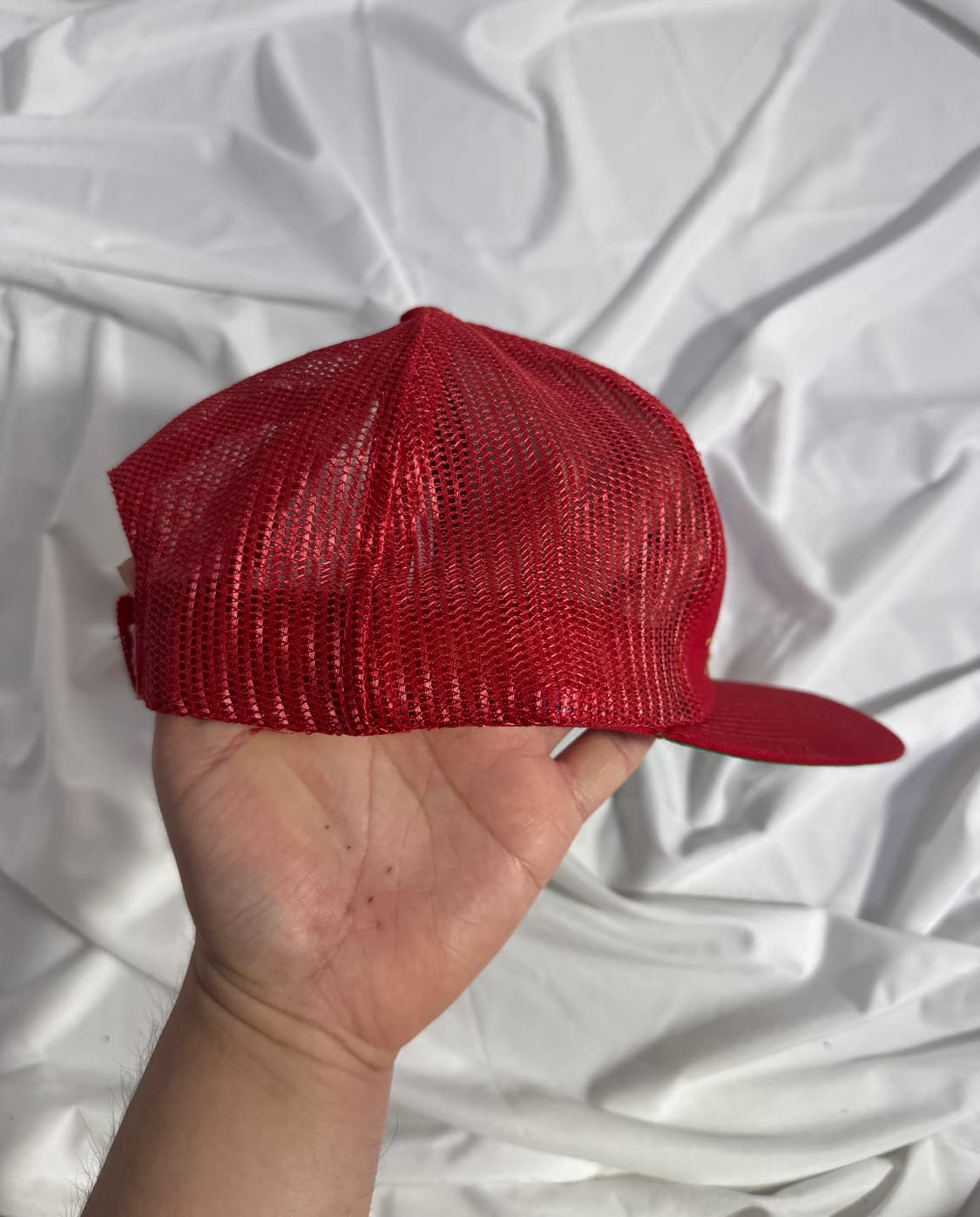 90s NFL 샌프란시스코 49ers 팀 자수 메쉬캡 상품이미지3