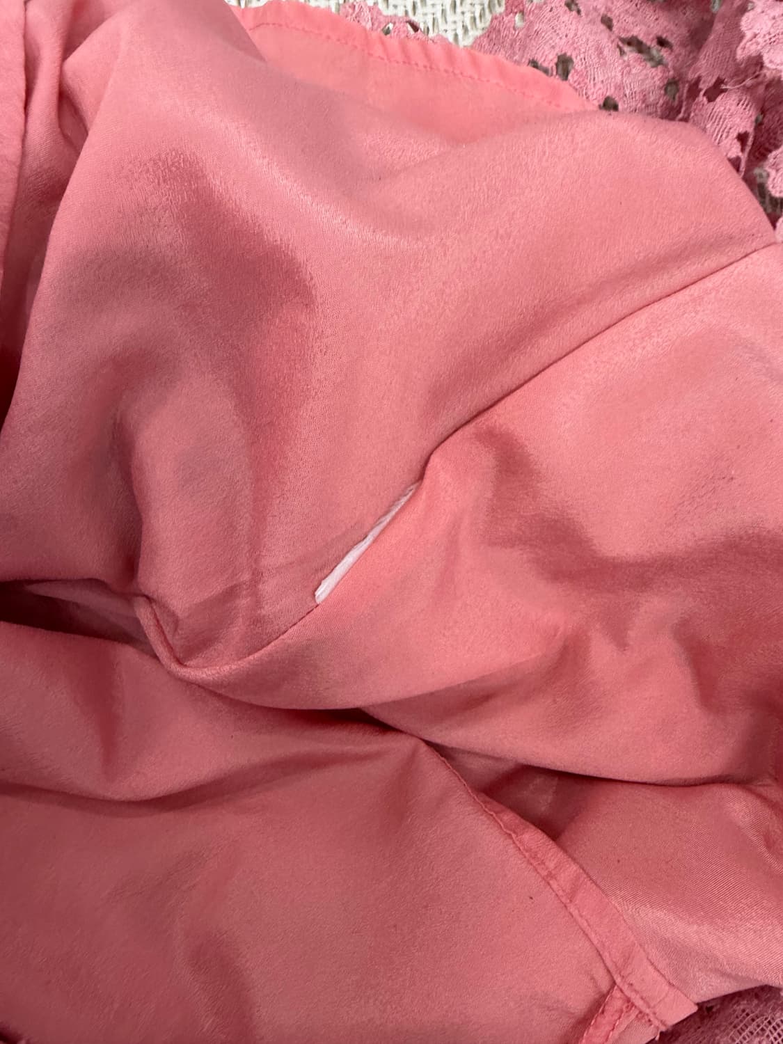 정품) 산드로 레이스 핑크 원피스 36 상품이미지8