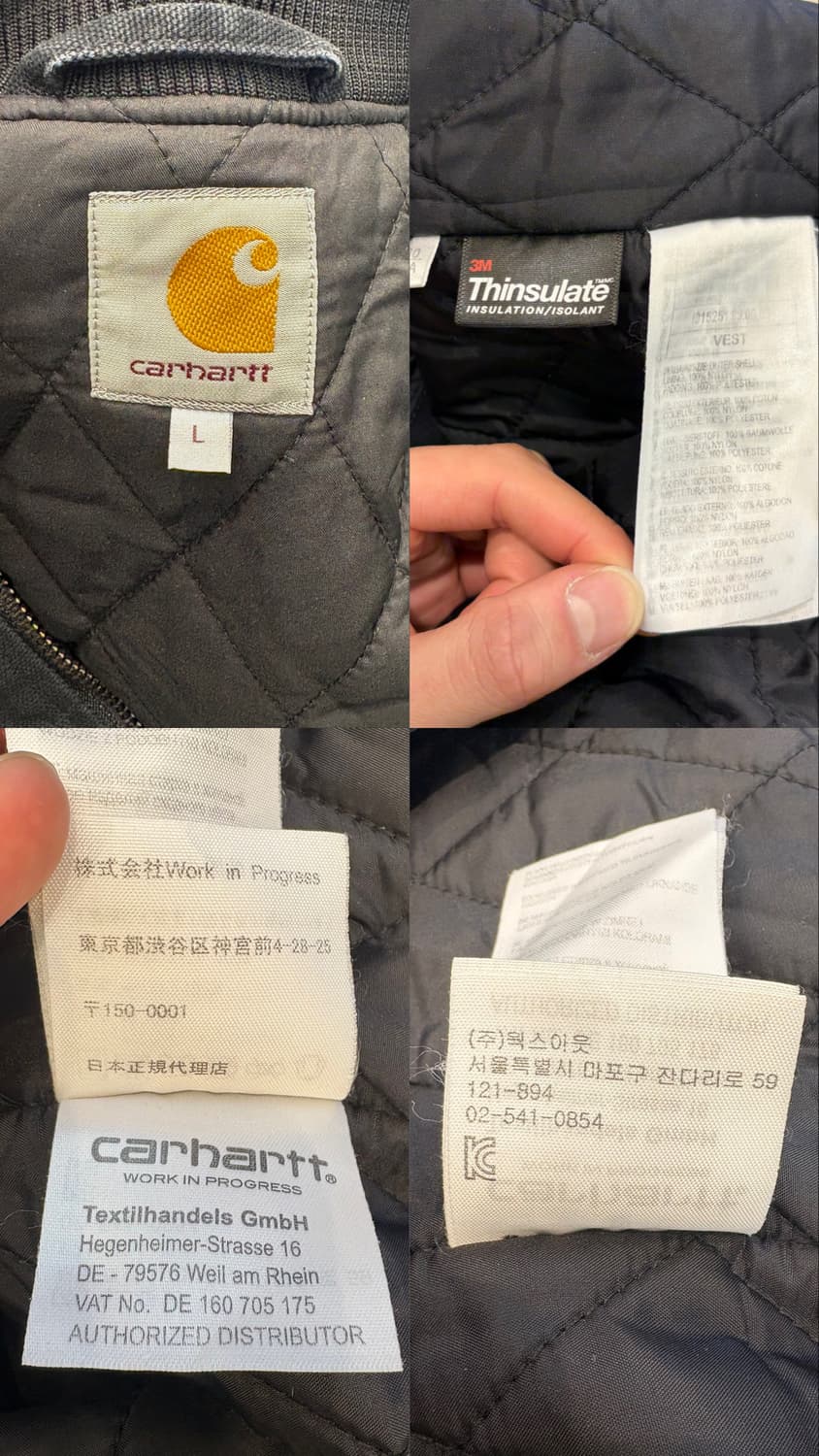 칼하트 투웨이 덕 캔버스 워크 베스트 상품이미지10
