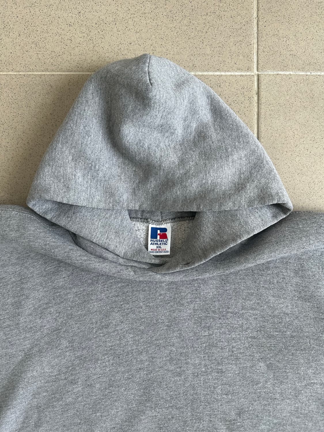 90s 빈티지 러셀 후드 그레이 XXL USA 상품이미지4