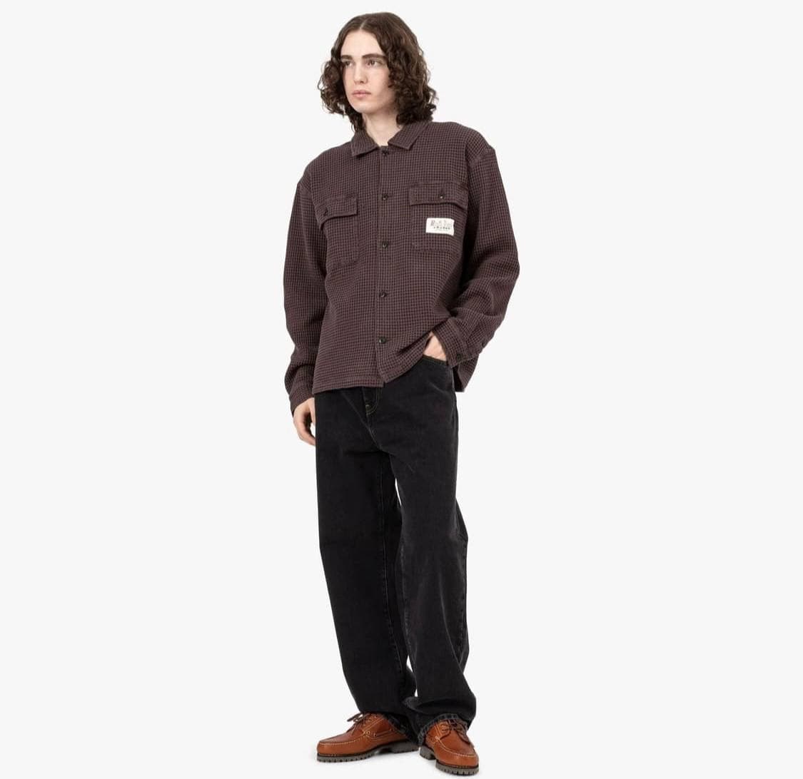 Brain Dead 와플 버튼 프론트 셔츠 상품이미지6