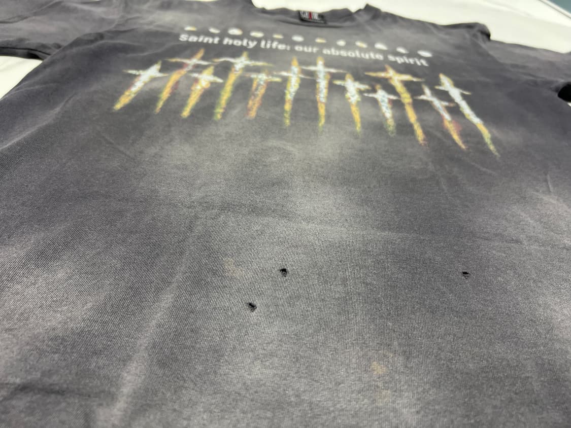 세인트미카엘 x 포썸원-갓 티셔츠 L 상품이미지3