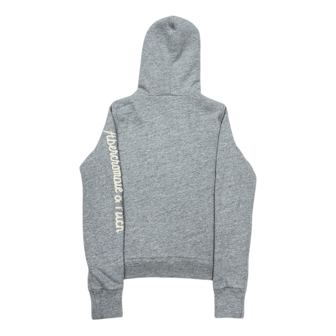 아베크롬비 빈티지 Y2K 쉐르파 양털 후드집업 자켓 그레이 M 상품이미지3