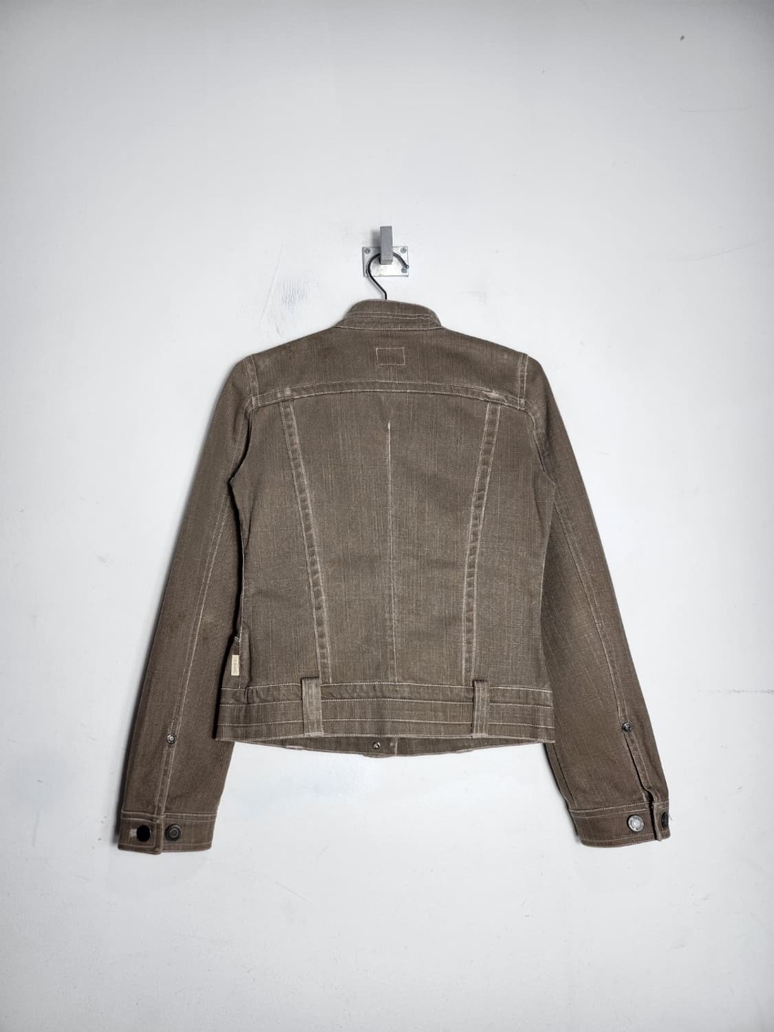 캘빈클라인 진스 피그먼트 브라운 모크넥 데님자켓 상품이미지6