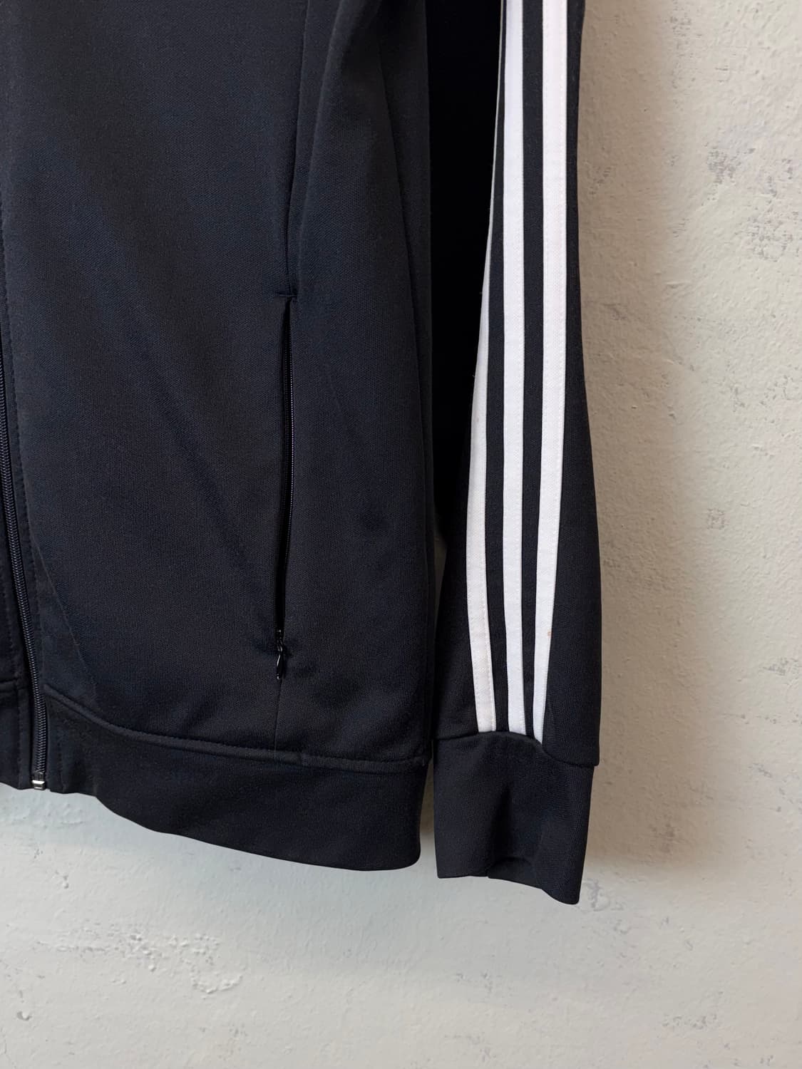 아디다스 구형 유로파 삼선 트랙탑 져지 블랙 상품이미지3