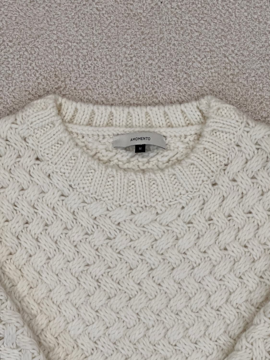 아모멘토 크로쉐 니트 CROCHET KNIT PULLOVER 상품이미지5