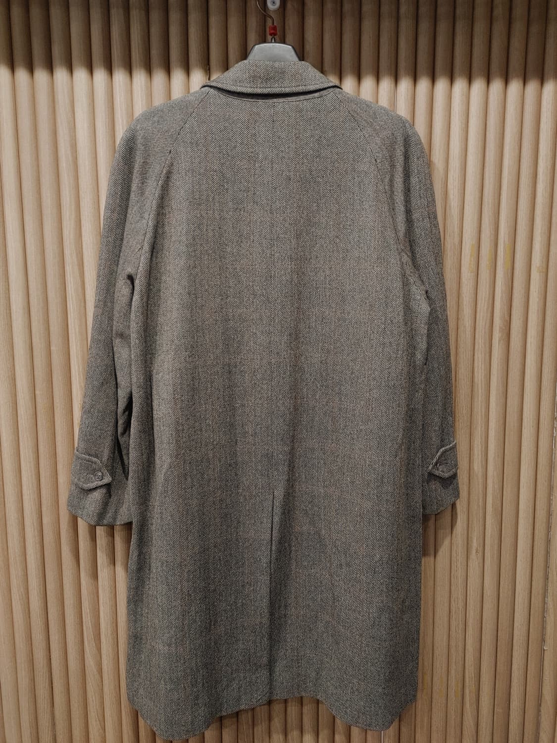 무배) 닥스 헤링본체크 울 코트 - M 상품이미지2