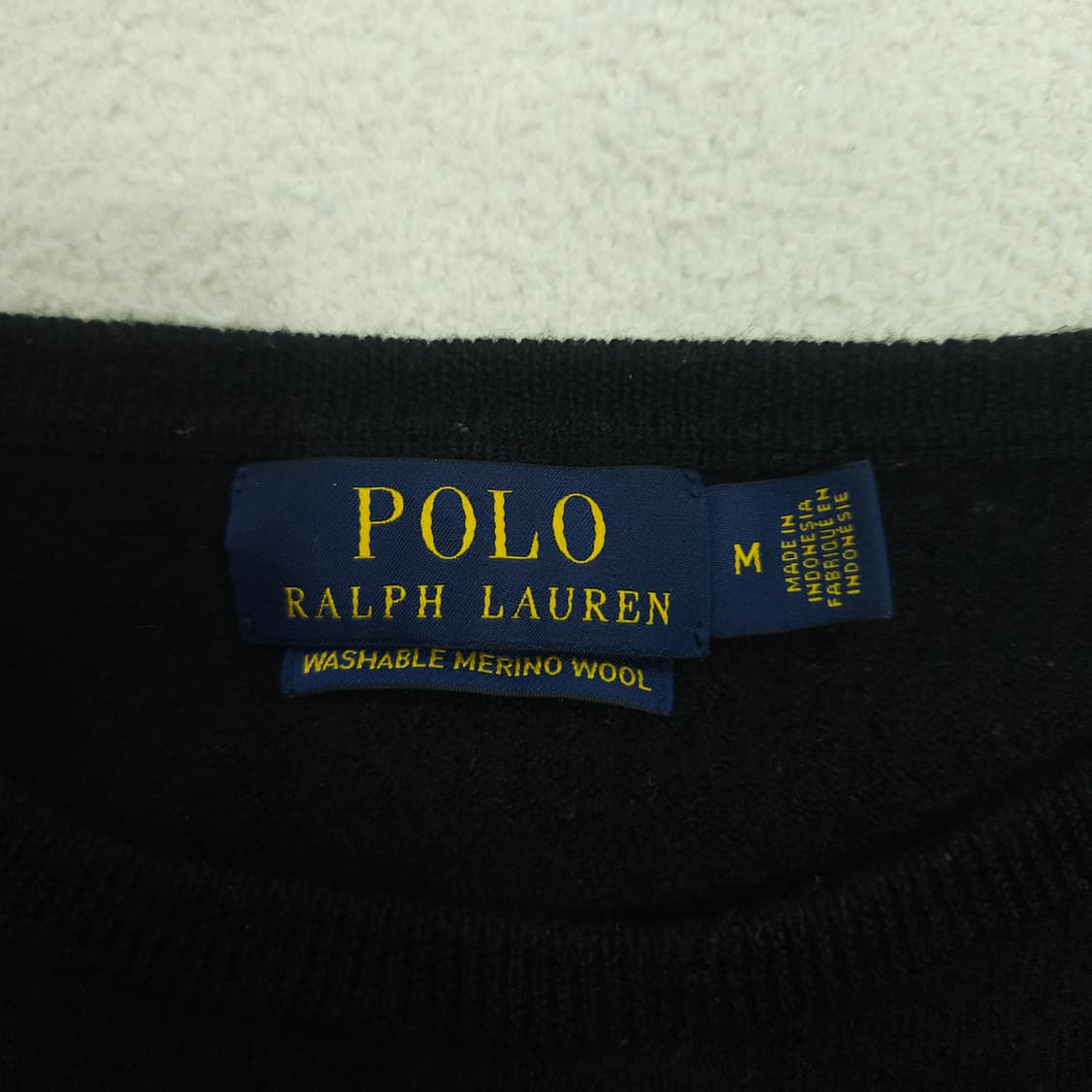 폴로 랄프 로렌 신형 메리노울 니트 M 블랙 상품이미지4
