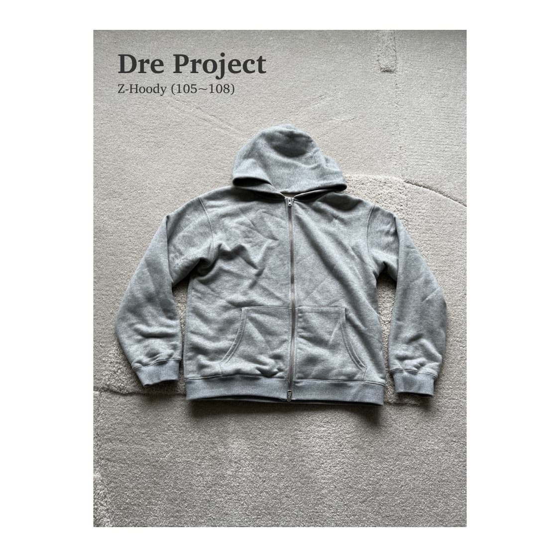 드레프로젝트 Z-Hoody (105-108) 상품이미지1