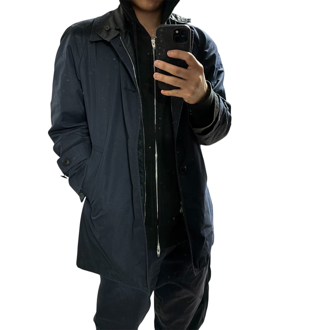 [S] 준야 와타나베 맨 X 바라쿠타 리버시블 하프코트 해링턴 믹스 자켓 상품이미지7