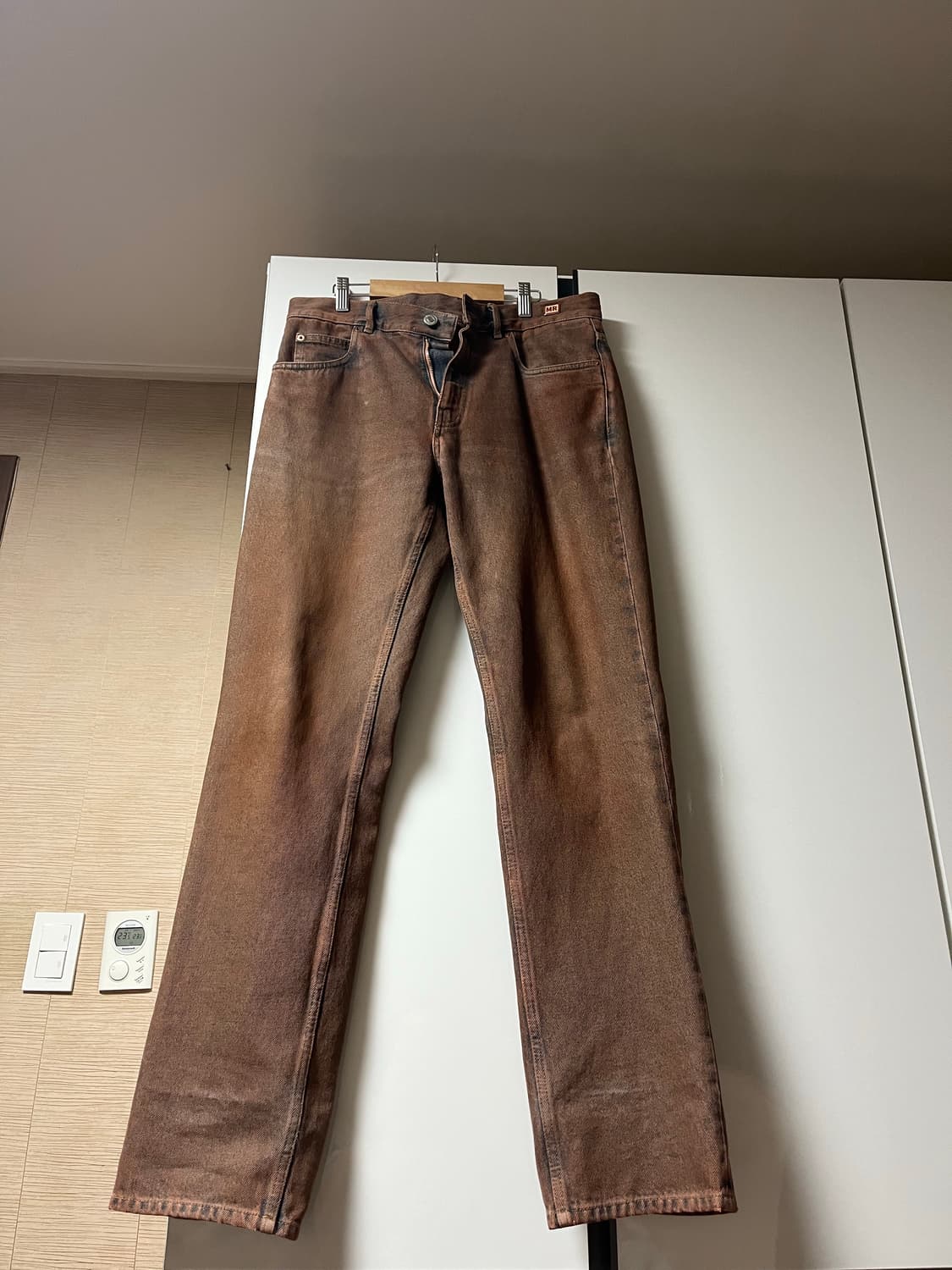 [S] 마틴로즈 오버다이드 스트레이트 데님팬츠 상품이미지1