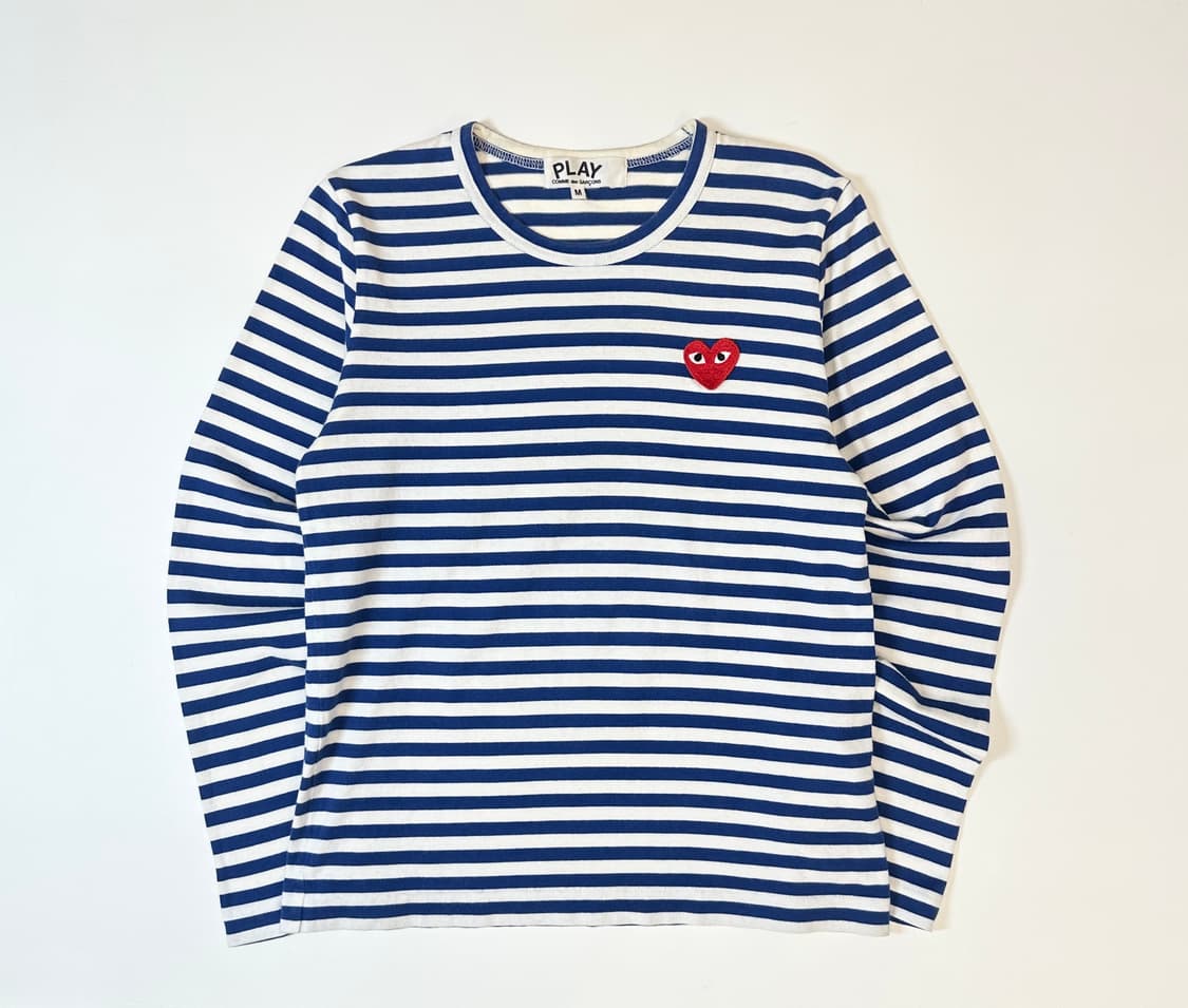 플레이 꼼데가르송 스트라이프 롱슬리브 상품이미지1