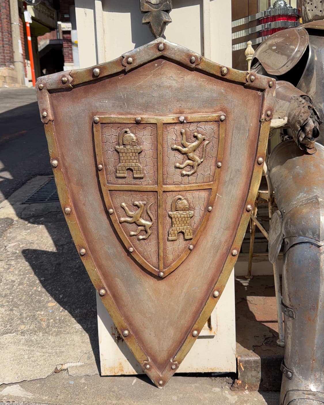 빈티지 소품 방패 조형물 상품이미지2