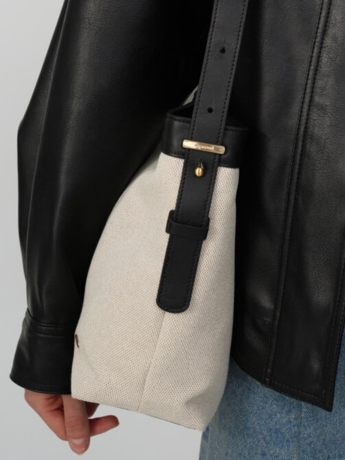 드파운드 오브백 아이보리(L)  aube bag - ivory(L) 상품이미지3