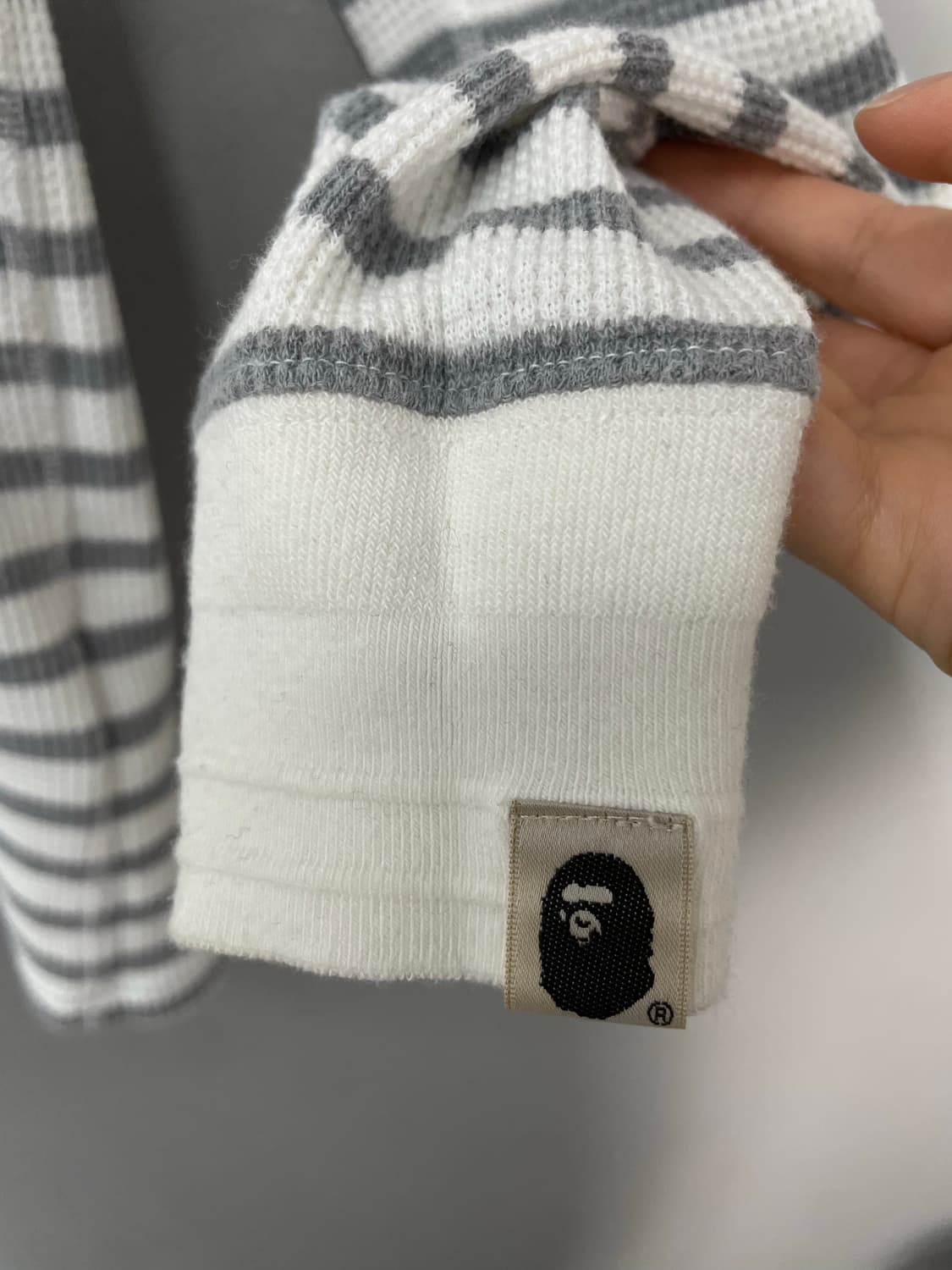 베이프 스트라이프 긴팔 티셔츠 H2483 상품이미지4