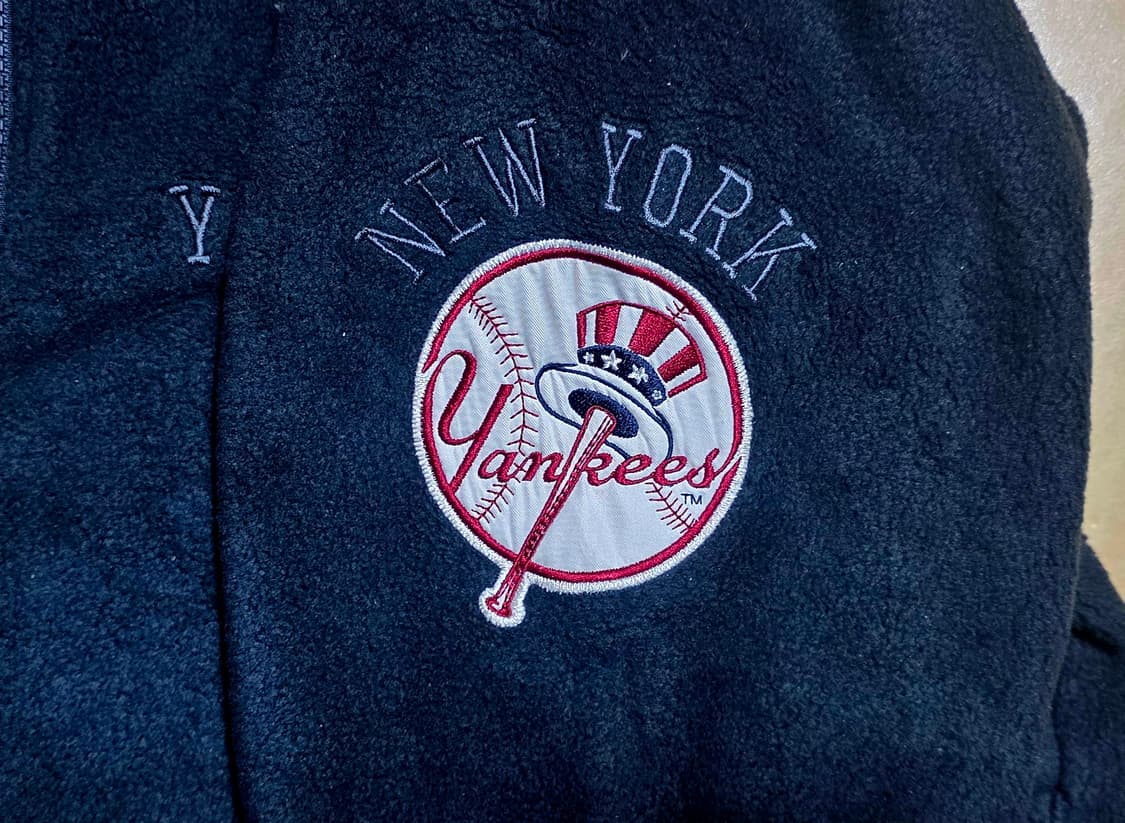 [희귀/L] 일본 유니클로 x MLB 뉴욕 양키스 하프집업 아노락 플리스 상품이미지5