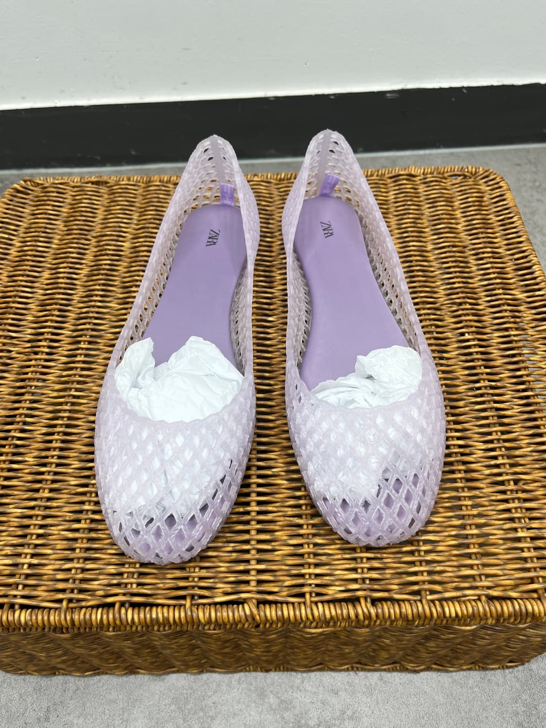 Zara 연보라 젤리슈즈 39 상품이미지1