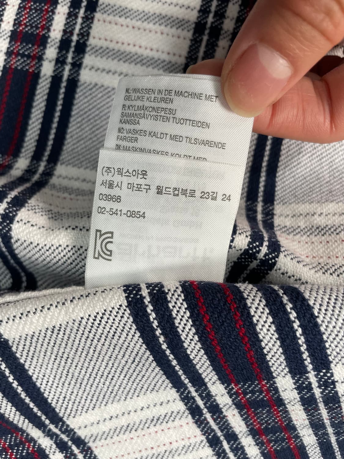 칼하트 윕 오티스체크 후드셔츠 상품이미지8