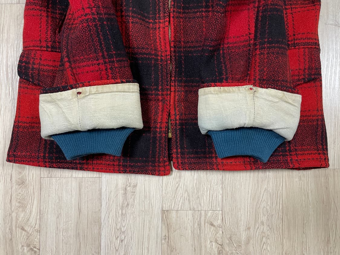 95) 40's 스포츠클래드 체크 울 매키노자켓(RRL&LVC&폴로) 상품이미지8