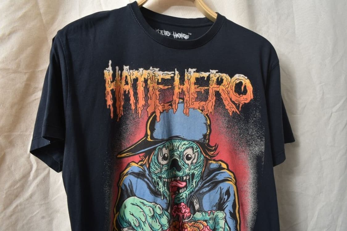 HATE HERO 프린팅 반팔티 M0475 상품이미지4