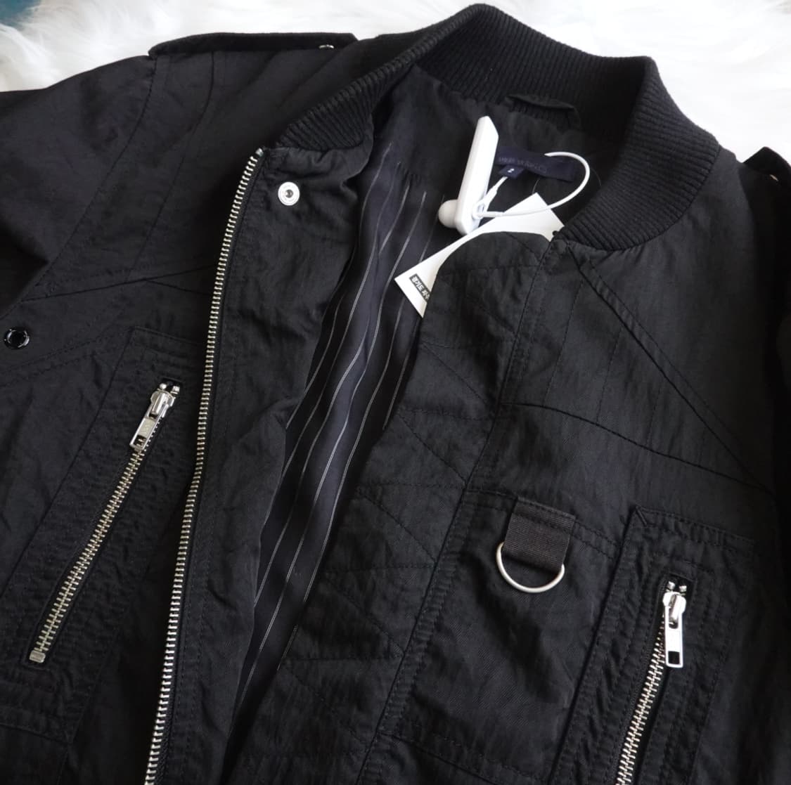 American Rag Cie 블랙 블루종 자켓 1913 상품이미지4