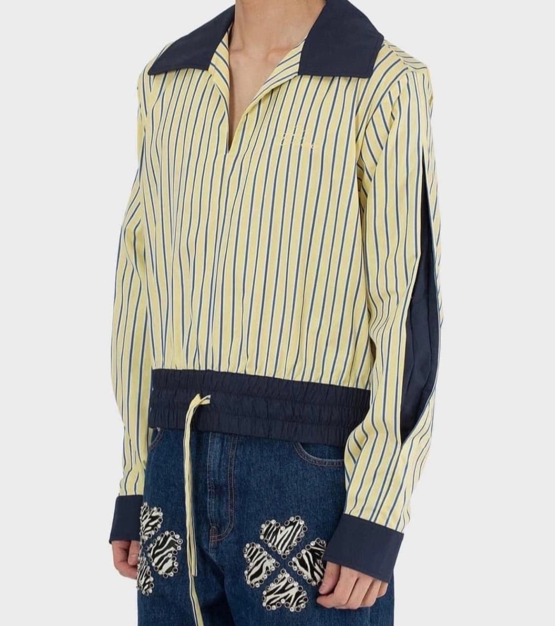 블루마블 스트라이프 셔츠 L 상품이미지1