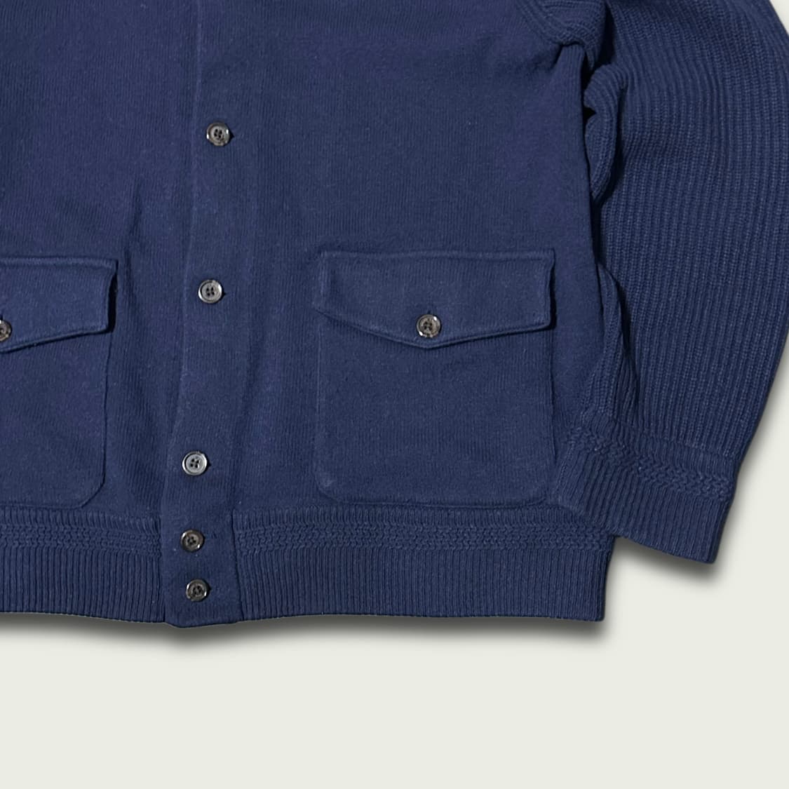 폴로 울 캐시미어 스킷 가디건 상품이미지4