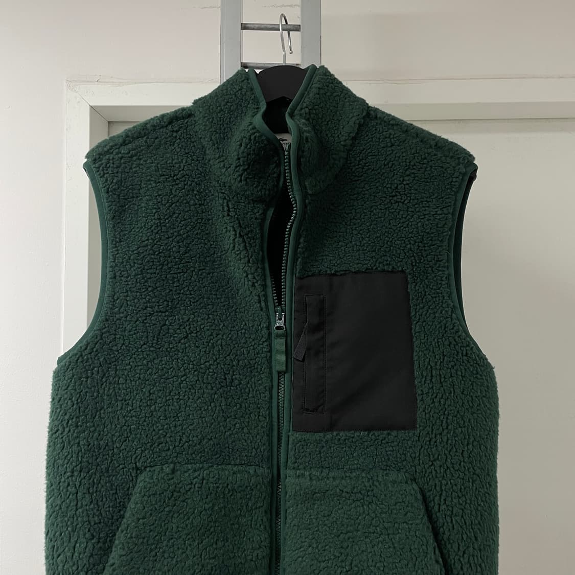 라코스테 라이브 후리스 조끼 그린 XS 상품이미지2