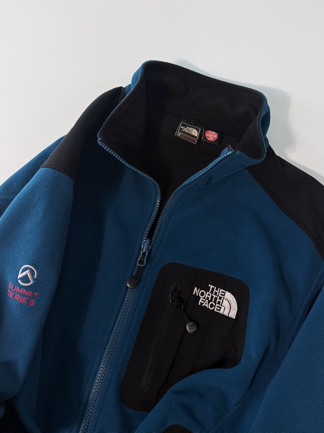 노스페이스 루즈핏 써밋시리즈 나일론 블럭 테크 플리스 자켓 상품이미지2