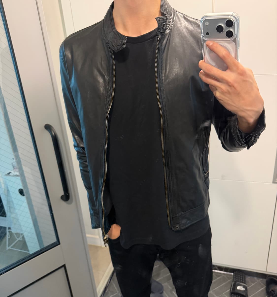 리바이스 염소가죽 가죽자켓 상품이미지1