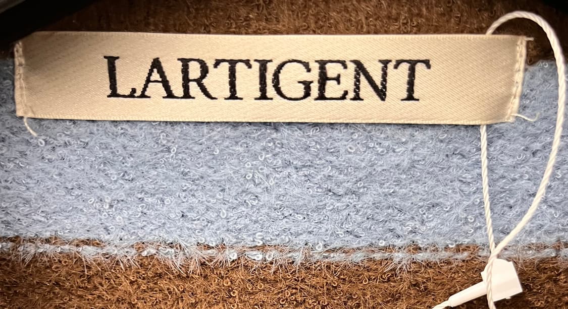 라티젠 스트라이프 카라 니트 FREE 상품이미지3