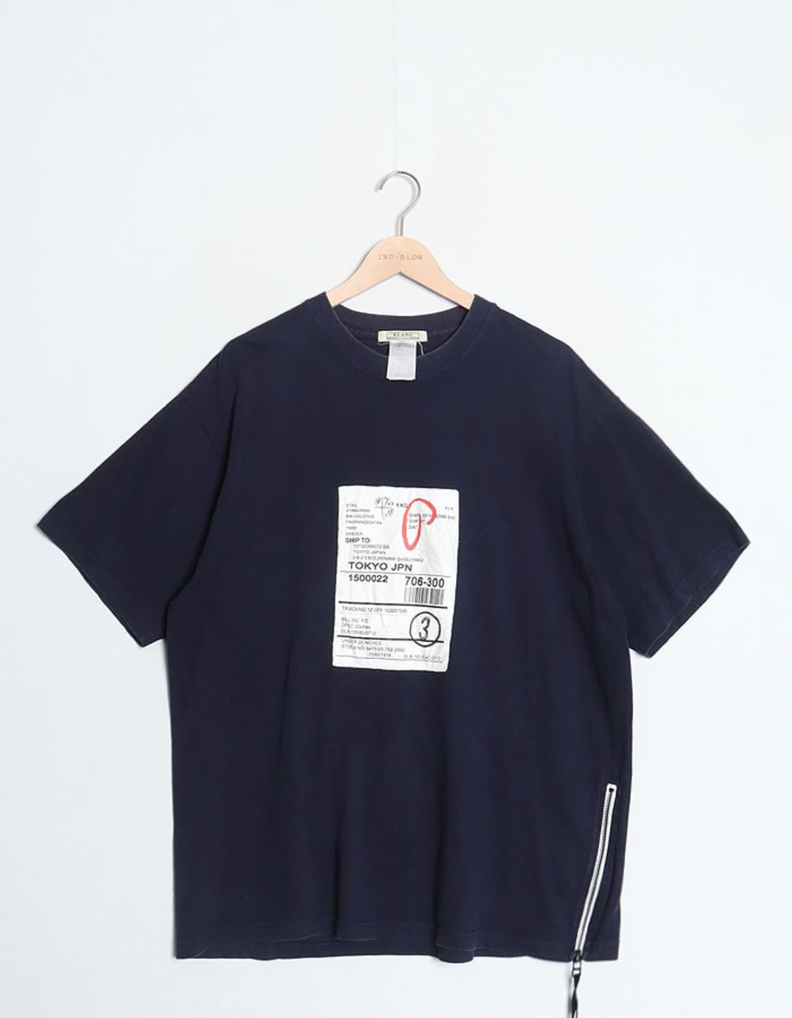 BLANC basque Oversized T-Shirts 상품이미지1