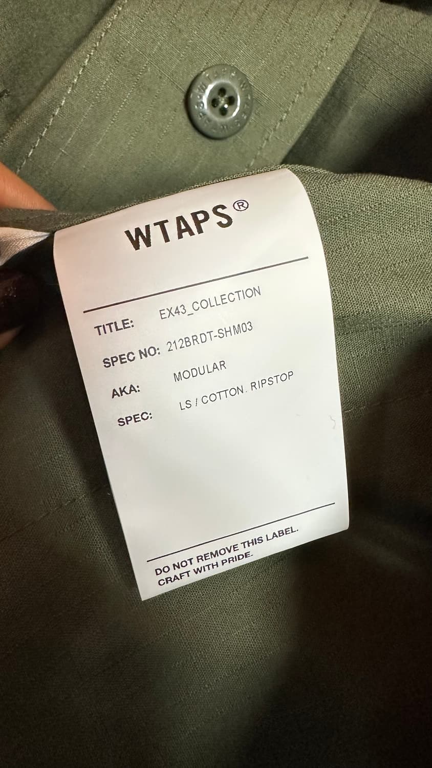 2) 더블탭스 유틸리티 립스탑 포켓 밀리터리 카모 자켓 오버사이즈 상품이미지10