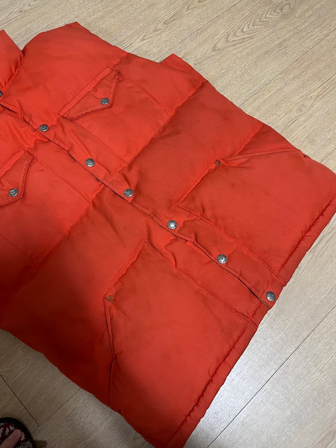 노스페이스 브라운 라벨 80년대 구스다운 베스트 상품이미지6