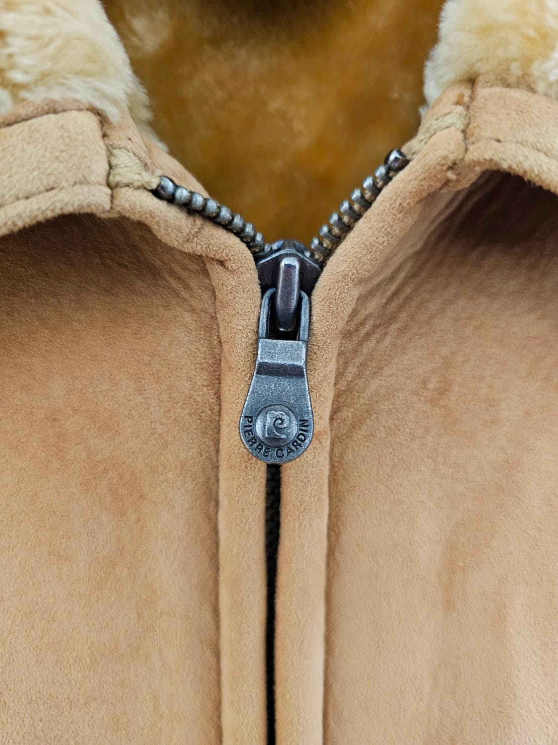 Pierre cardin 베이지 에코퍼 무스탕 상품이미지5