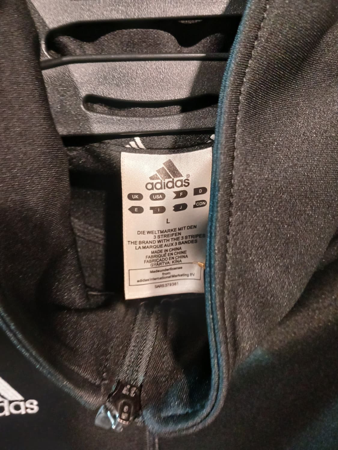 아디다스 져지 블랙 상품이미지3