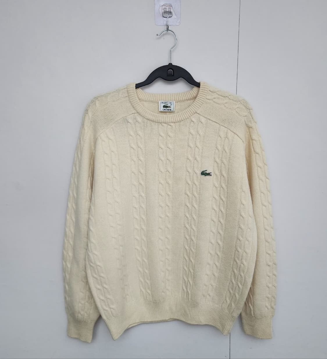 [LACOSTE 라코스테] 100 남 케이블니트 꽈배기니트 상품이미지1