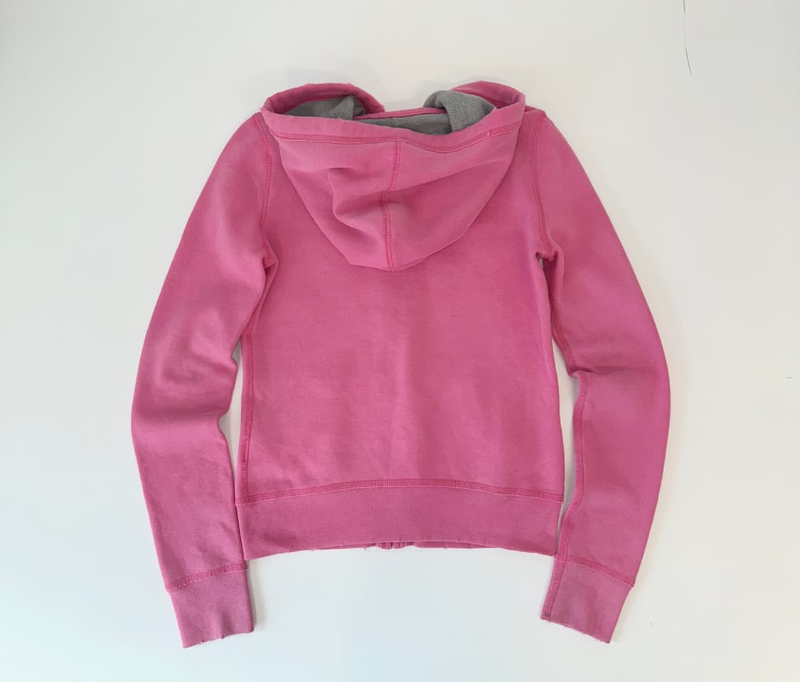 Made)아베크롬비 데미지 빈티지 스펠로고 후드집업  상품이미지3