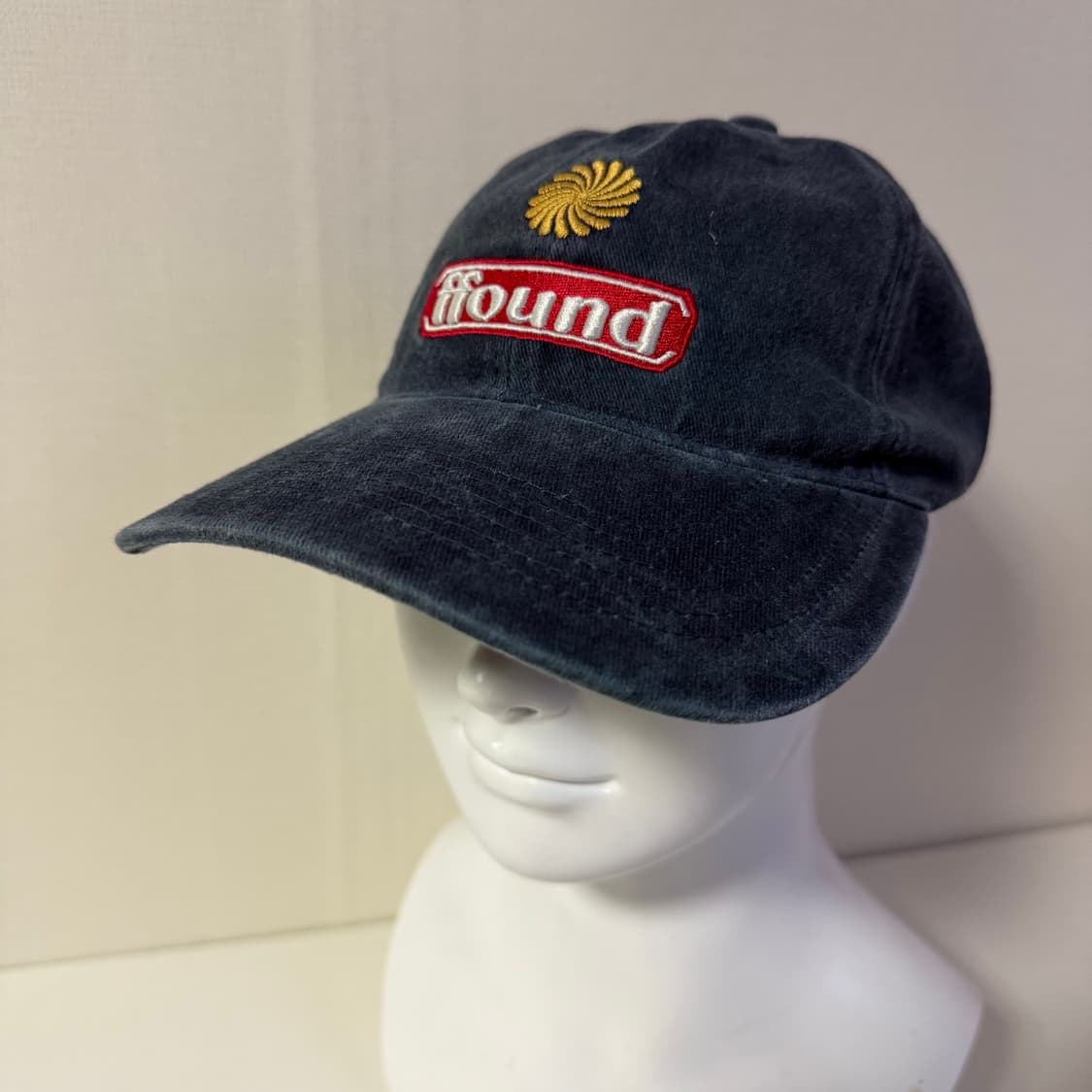 휴먼앤캣 파운드3 스톤 워시드 볼캡 네이비 상품이미지1