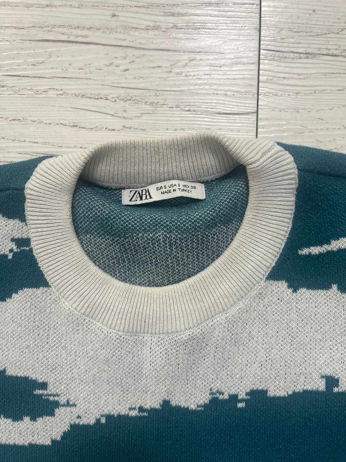 자라 줄무늬 자카드 스웨터 상품이미지3