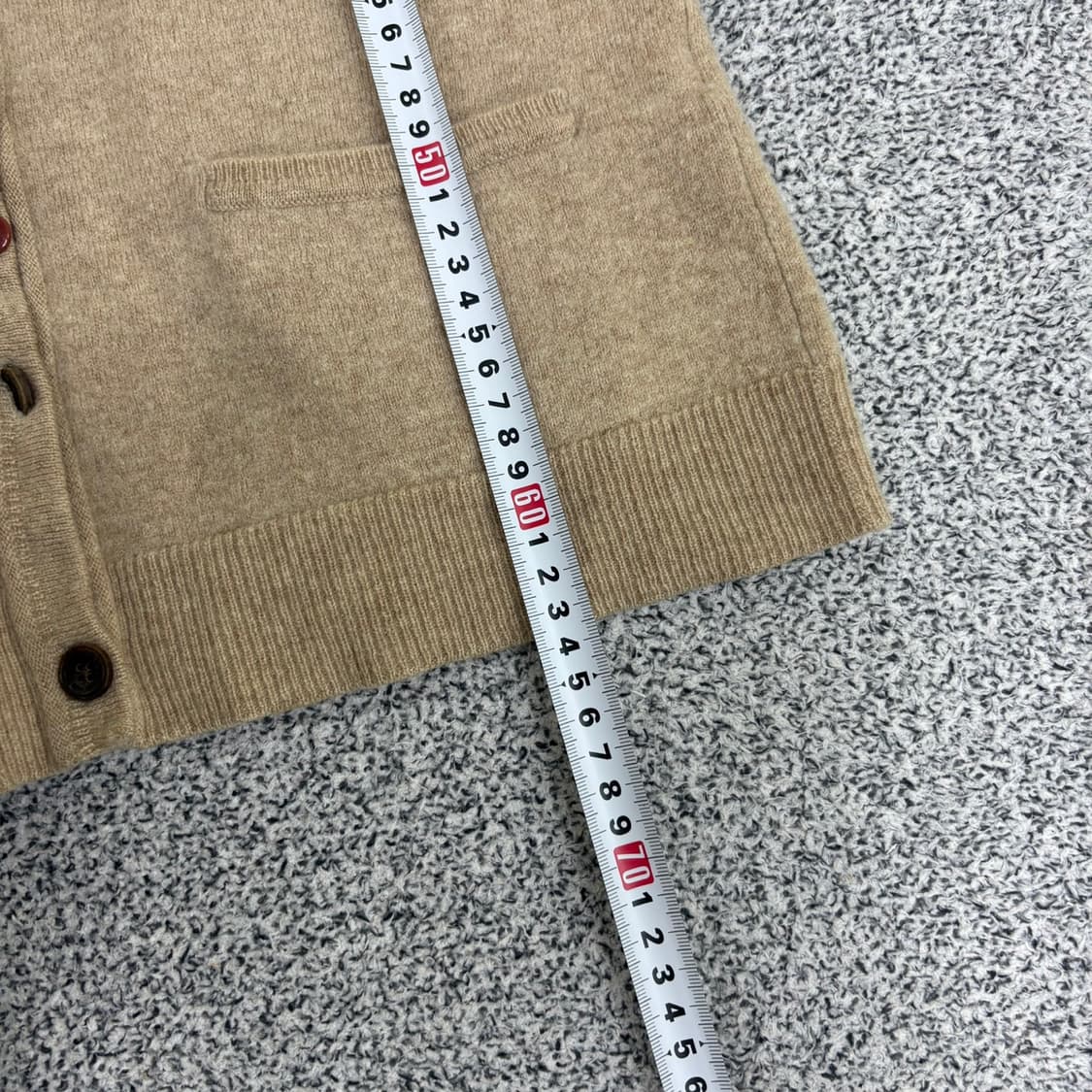 95 빈폴 여성 배색 단추 가디건 상품이미지6