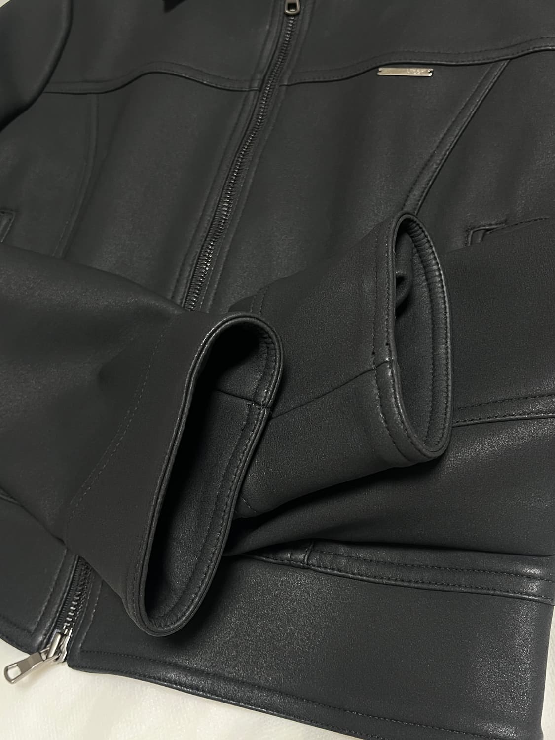 미세키서울 스웨이드 집업 자켓 상품이미지4