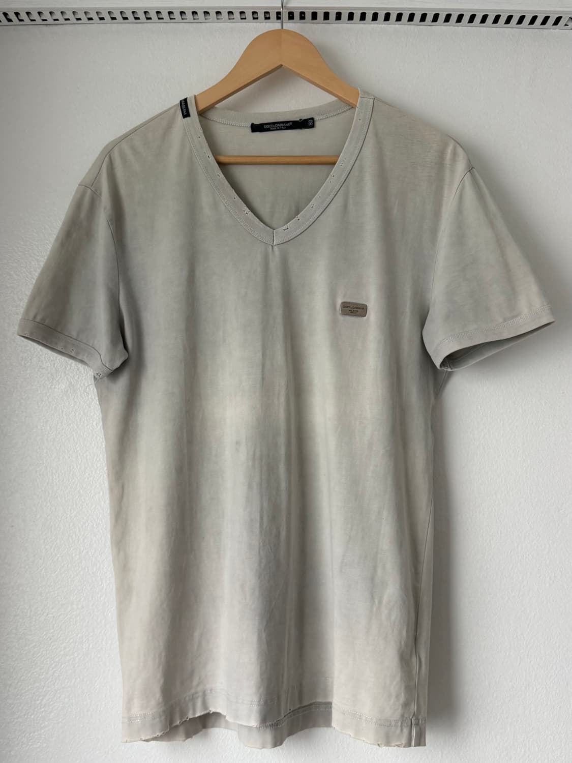 00s Dolce&Gabbana plate destroyed tee 상품이미지6