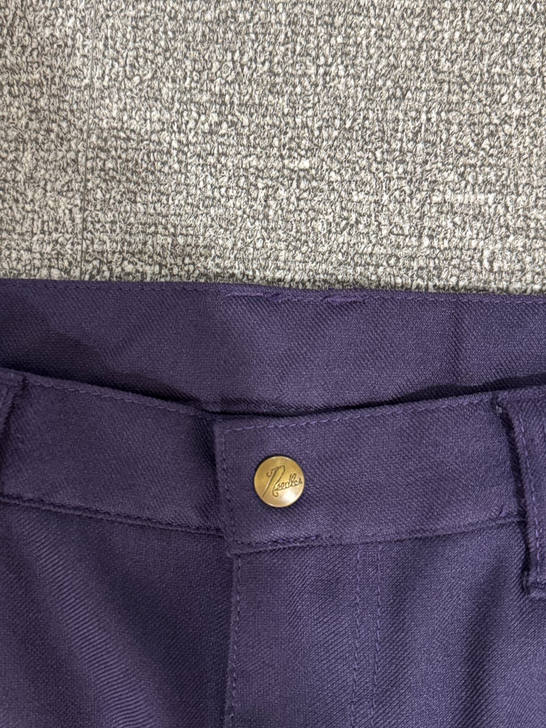 니들스 플레어 부츠컷 퍼플 슬랙스 M 상품이미지2