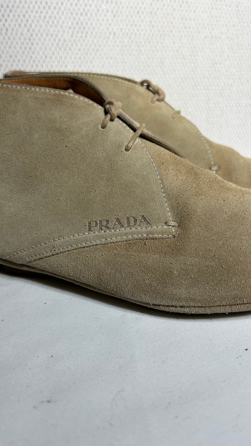 프라다 스웨이드 레이스업 상품이미지2