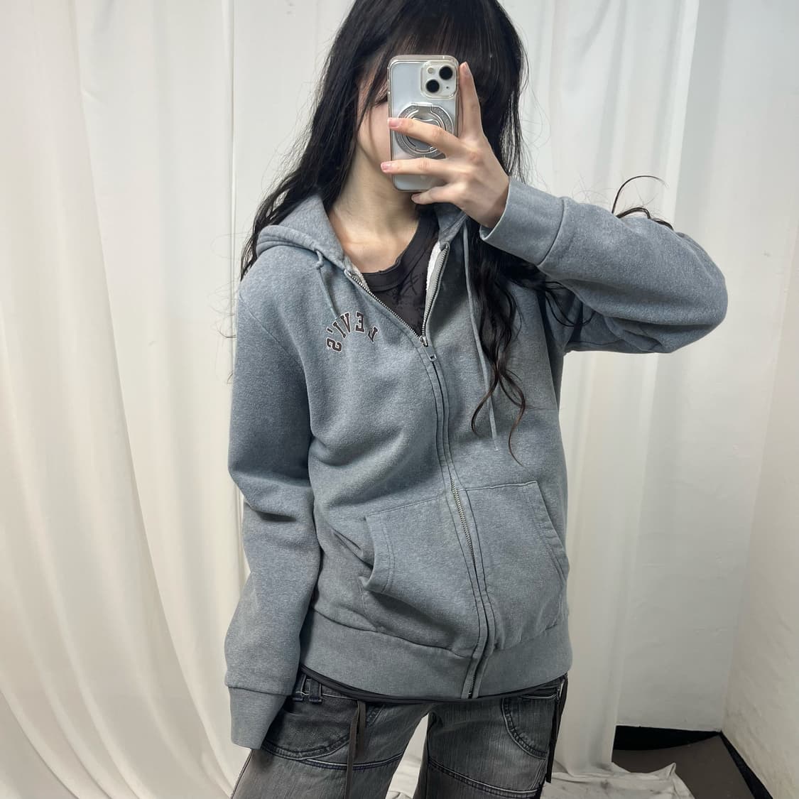 Levi’s Grey Hoodie Zip-up 상품이미지2